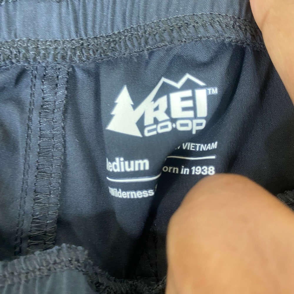 REI Co-op Trailmade Pants Womens Medium Black Pull On Hiking Cargo Joggers - Picture 4 of 10